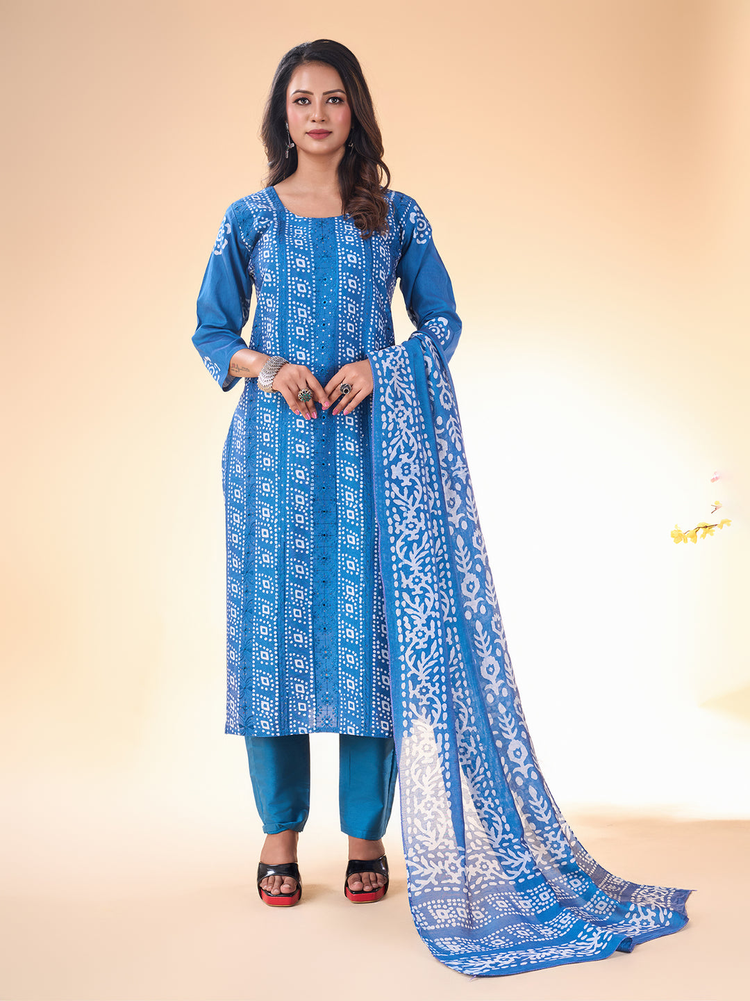 Blue Kurti for Women | Elegant Party Wear Kurta for Wedding