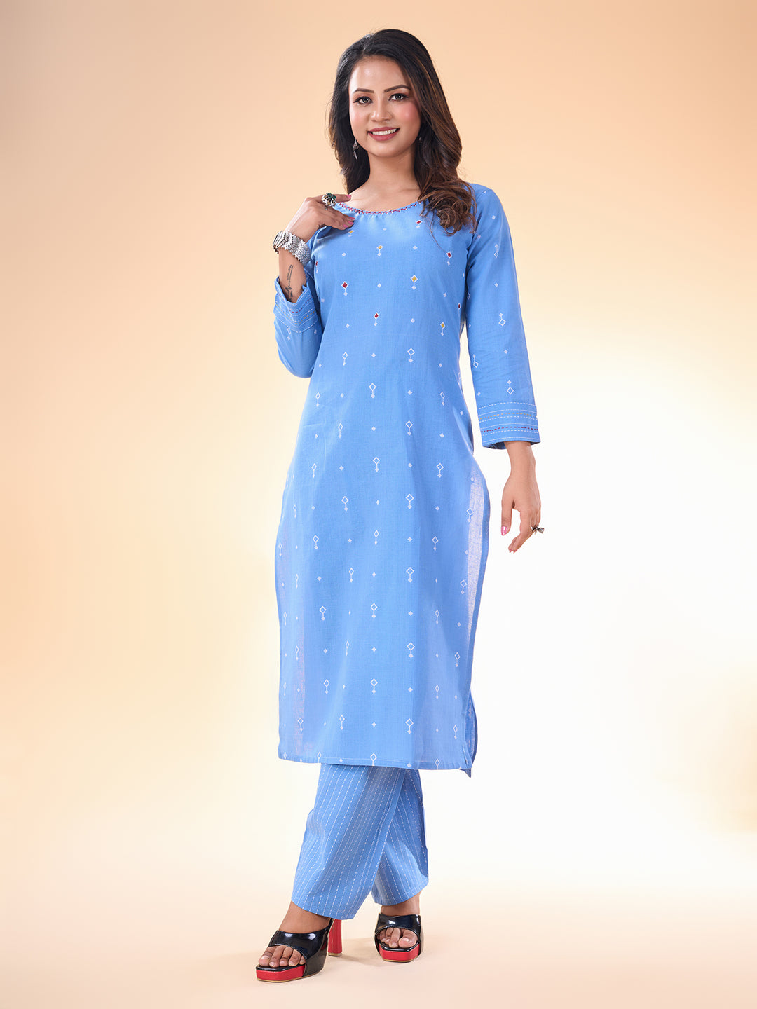 Designer Printed Kurti for Women | Cotton Kurti for Wedding