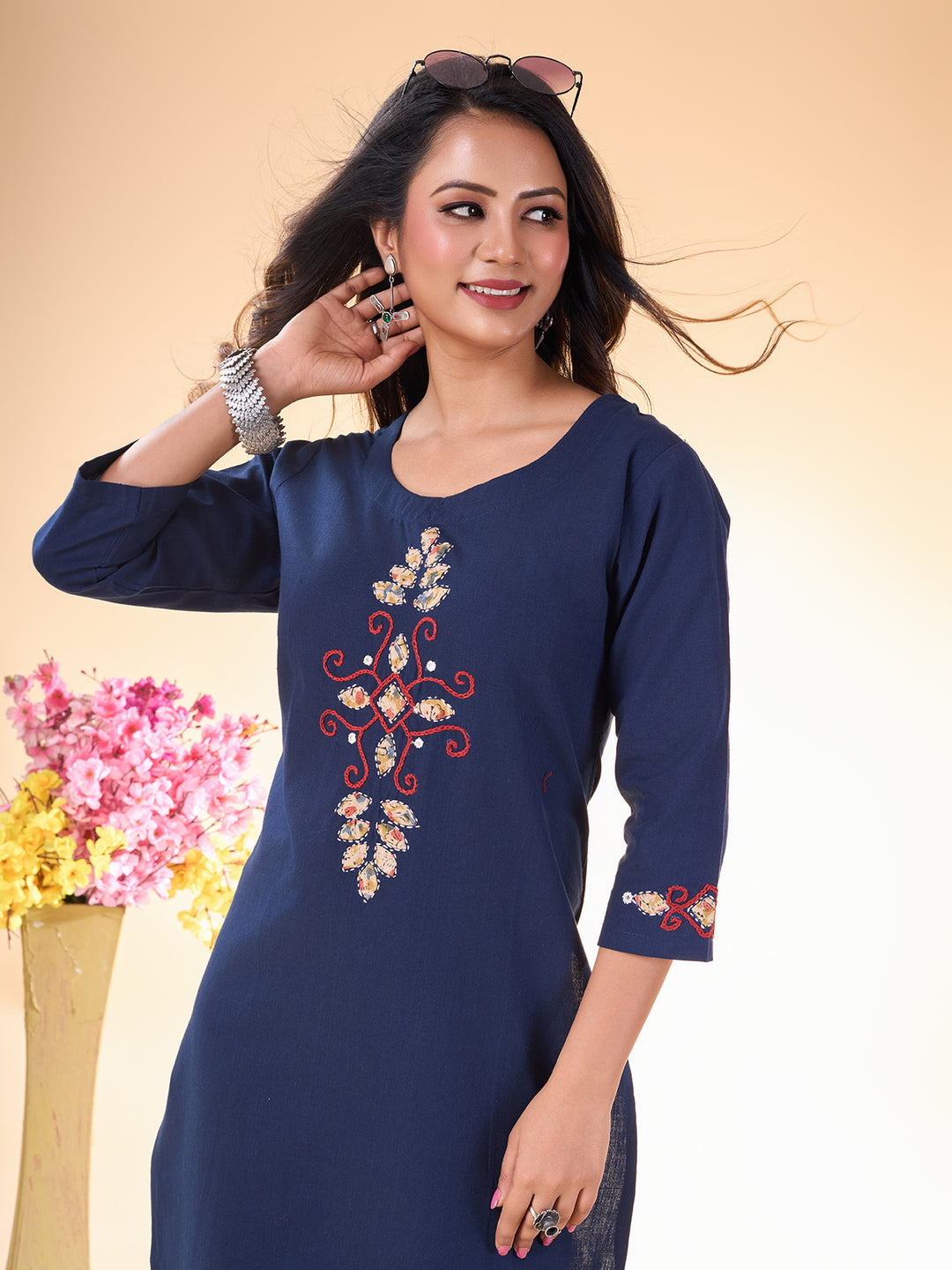 Designer Printed Kurti for Women | Cotton Kurti for Wedding Cotton Kurta