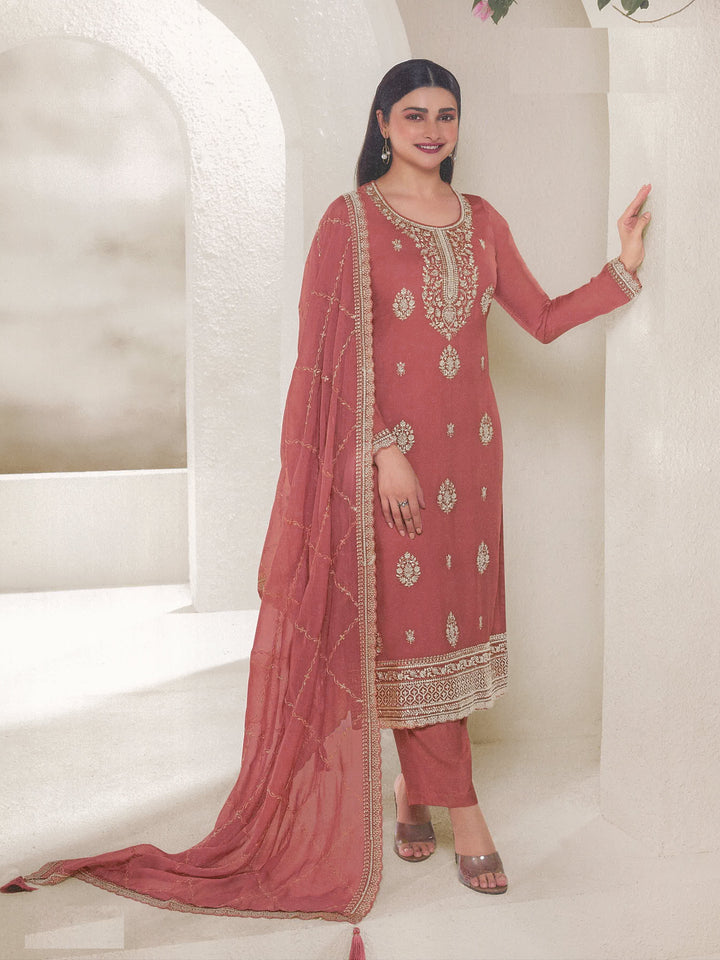 Elegant Designer Organza Salwar Suit | Premium Fabric, Traditional & Modern Style