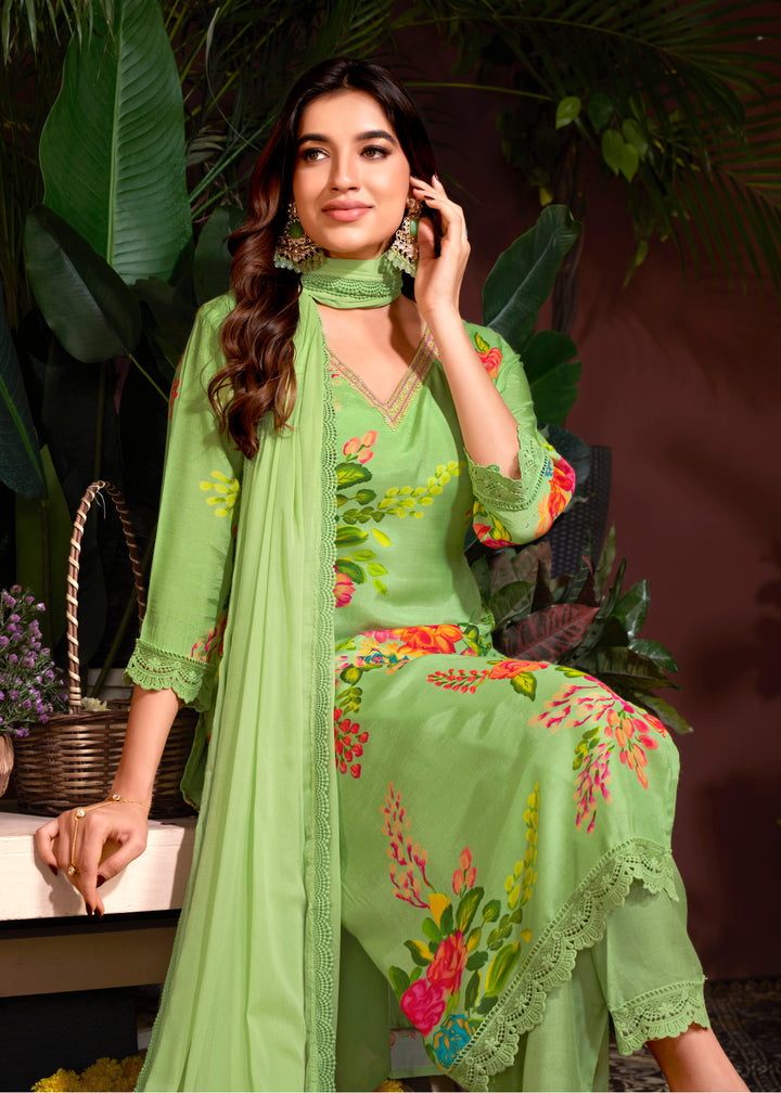 Beautiful Readymade Salwar Suits in Muslin Fabric | Elegant Designer Salwar Kameez for Special Occasions