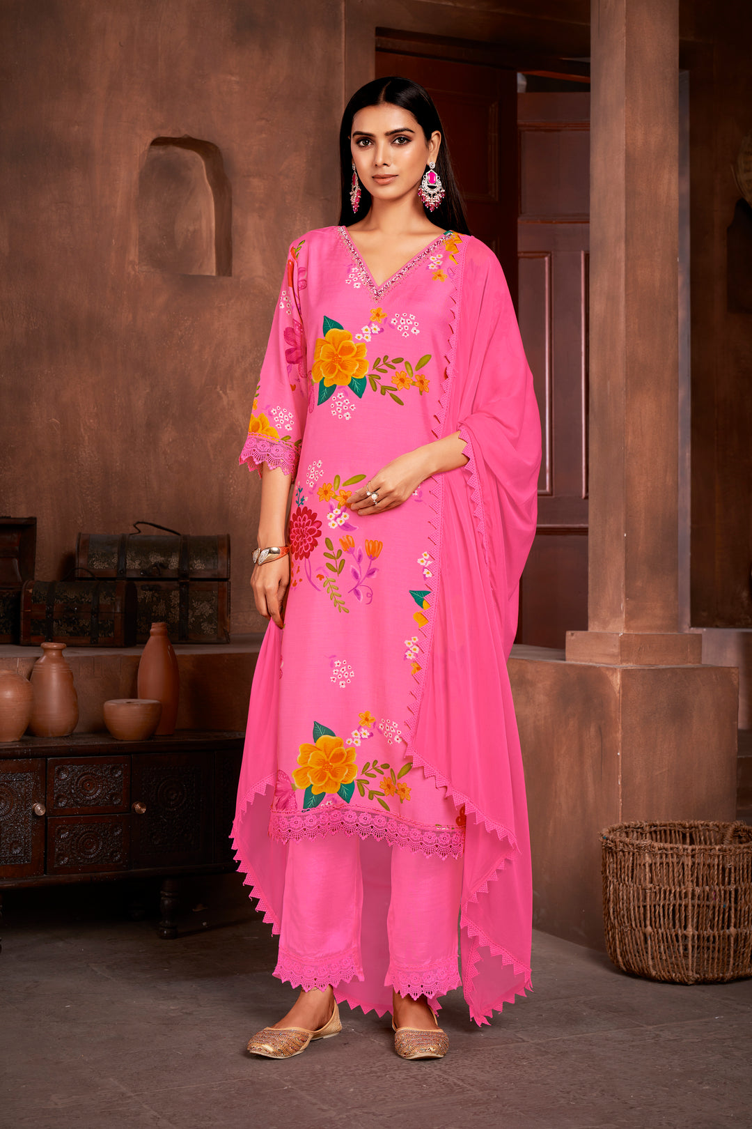 Beautiful Readymade Salwar Suits in Muslin Fabric | Elegant Designer Salwar Kameez for Special Occasions