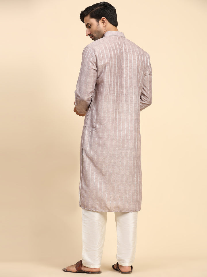 Men's Rado Cotton Designer Kurta | Traditional & Embroidered Kurta