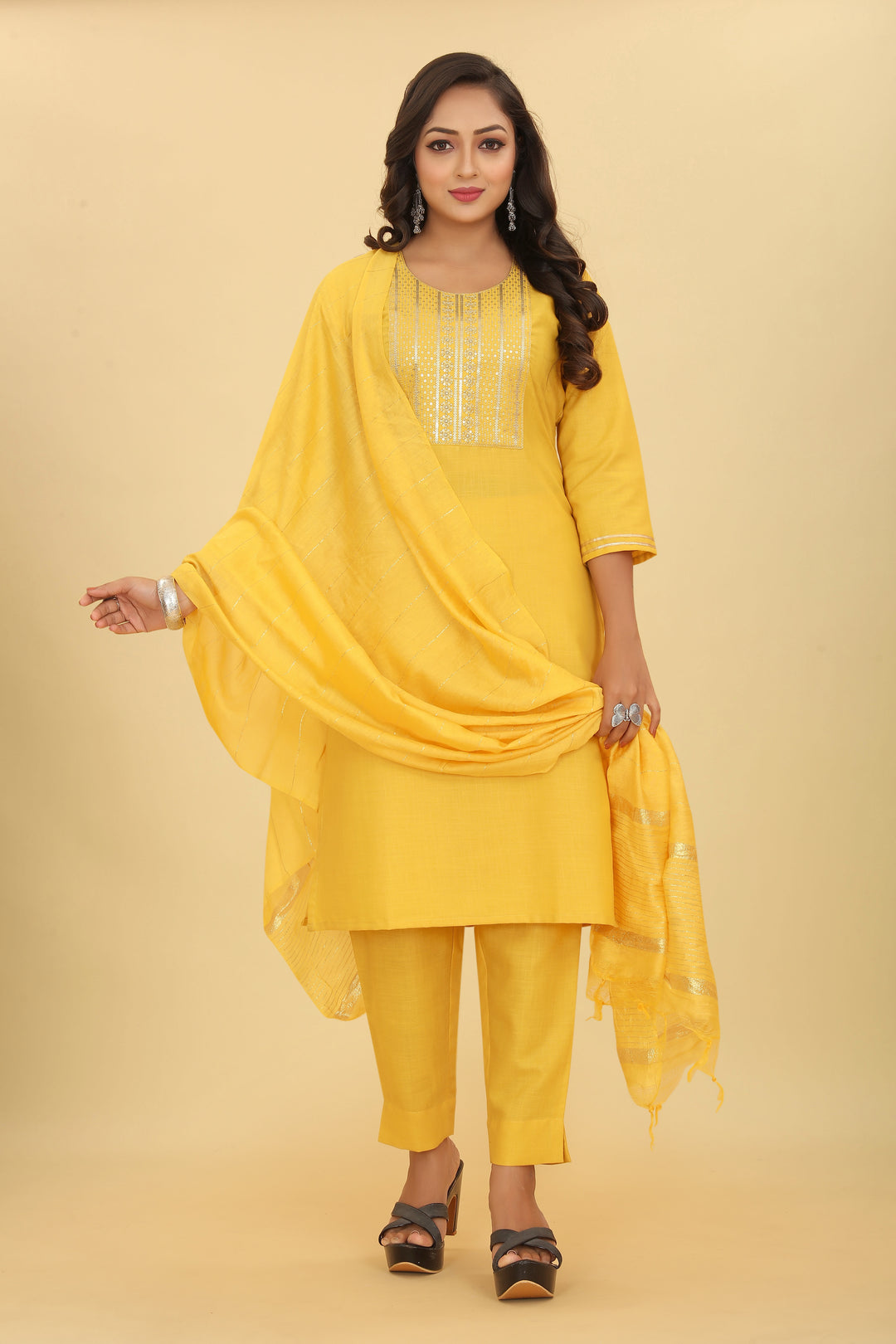 Elegant Cotton Magic Salwar Kameez with Embroidery | Elegant Ethnic Wear