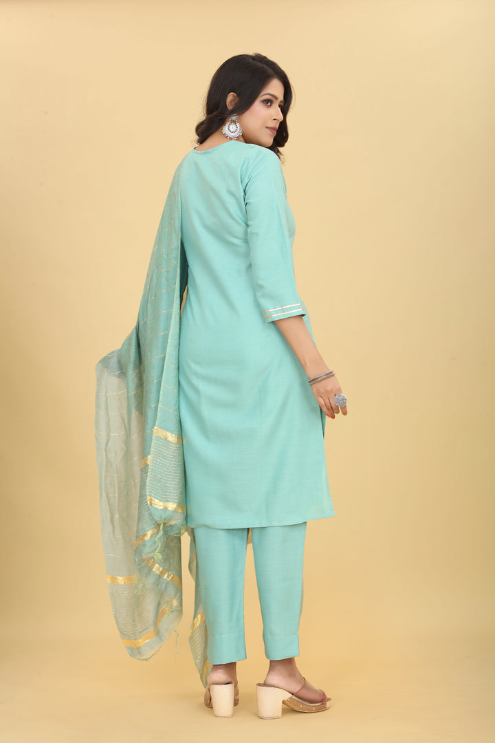 Elegant Cotton Magic Salwar Kameez with Embroidery | Elegant Ethnic Wear