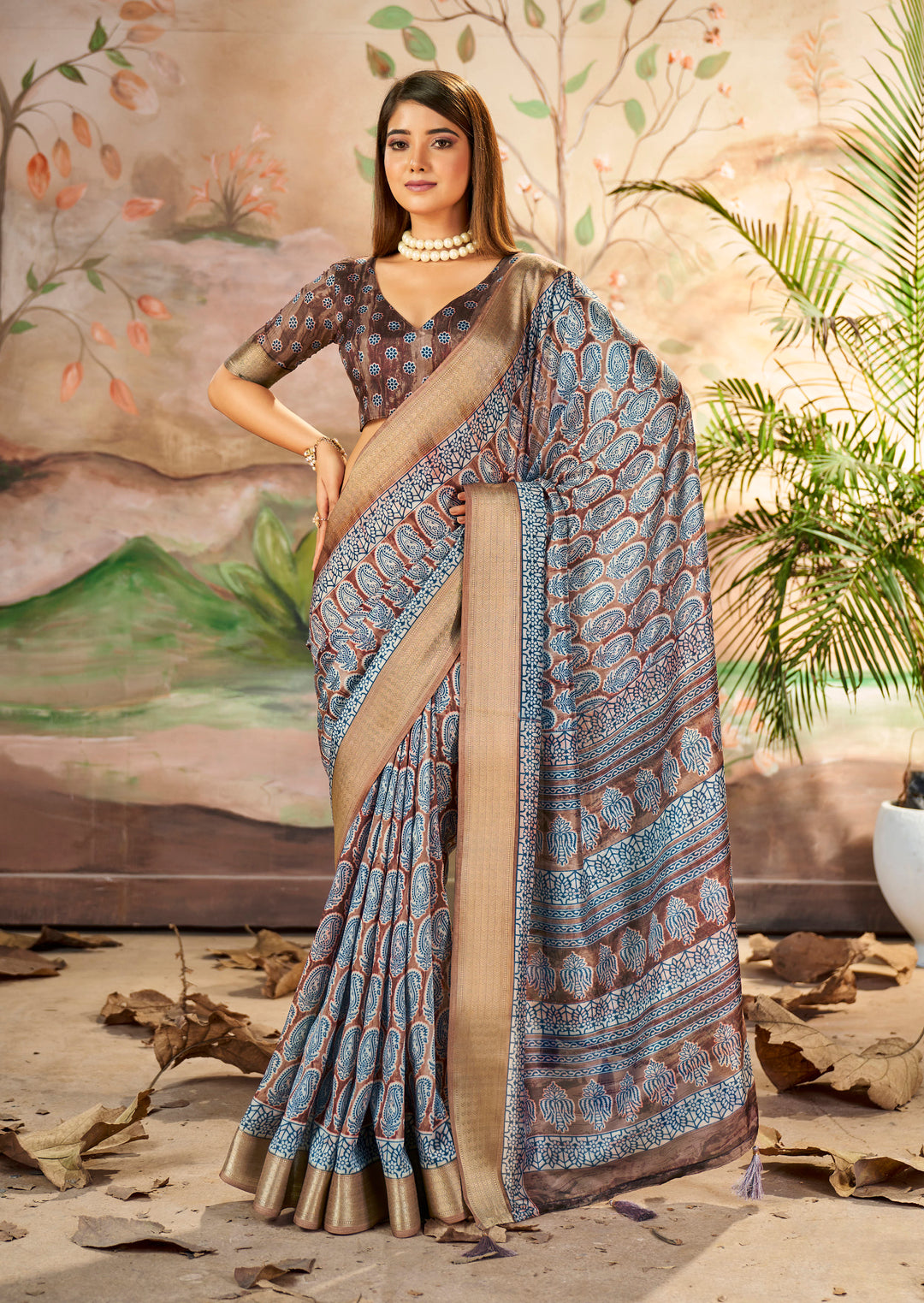 Elegant Dolla-Silk Saree | Wevon-Designer Printed for Weddings & Events