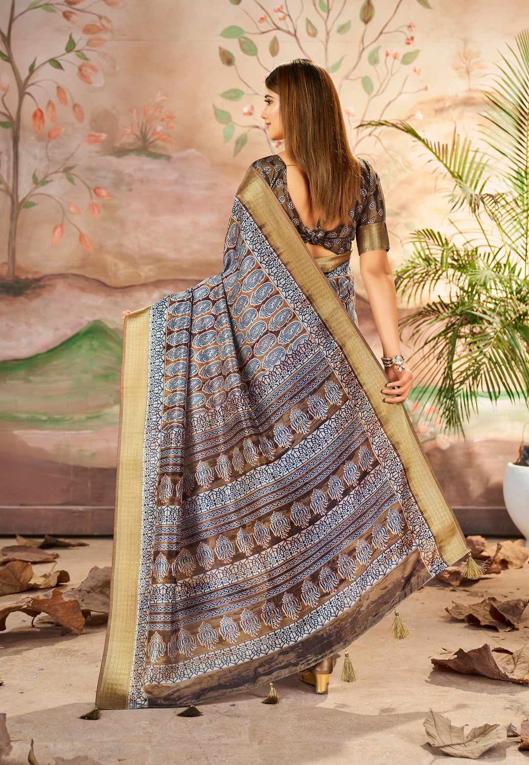 Elegant Dolla-Silk Saree | Wevon-Designer Printed for Weddings & Events