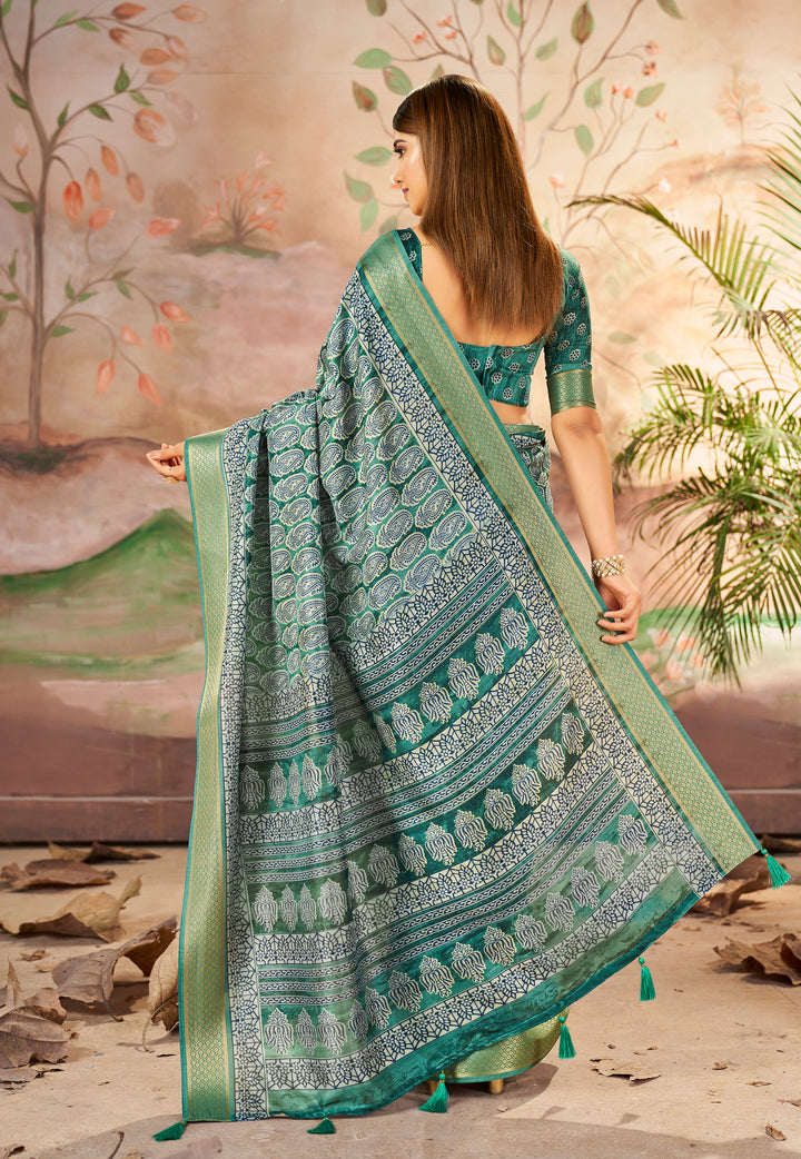 Elegant Dolla-Silk Saree | Wevon-Designer Printed for Weddings & Events