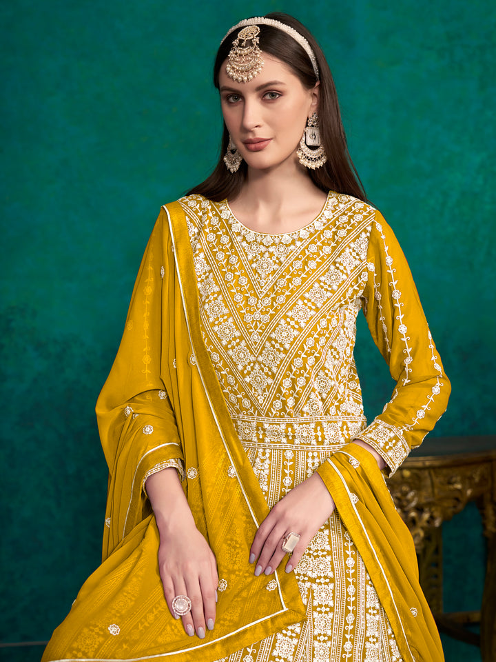 Faux Georgette Anarkali Suit for Women | Elegant & Comfortable Ethnic Wear