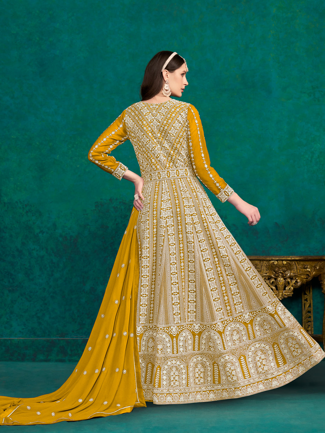 Faux Georgette Anarkali Suit for Women | Elegant & Comfortable Ethnic Wear