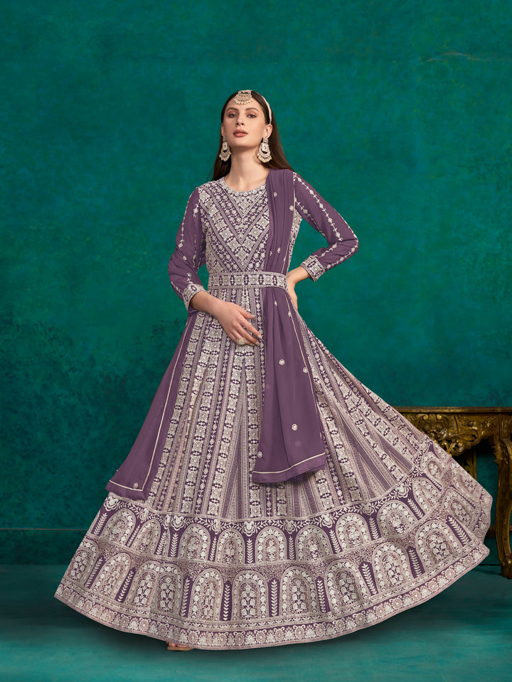 Faux Georgette Anarkali Suit for Women | Elegant & Comfortable Ethnic Wear