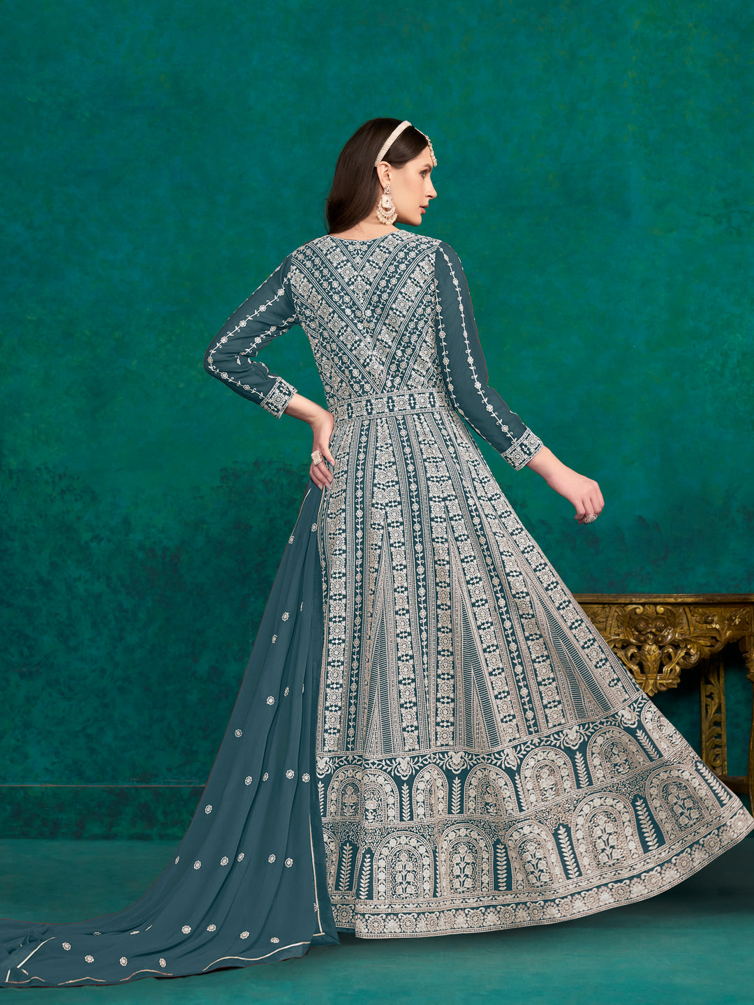 Faux Georgette Anarkali Suit for Women | Elegant & Comfortable Ethnic Wear