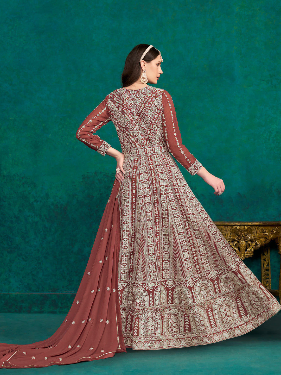 Faux Georgette Anarkali Suit for Women | Elegant & Comfortable Ethnic Wear