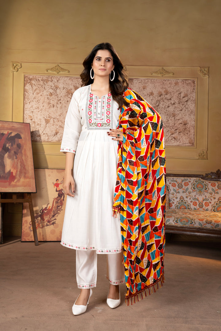 Viscose Chanderi Salwar Kameez for Women | Elegant & Stylish Ethnic Wear