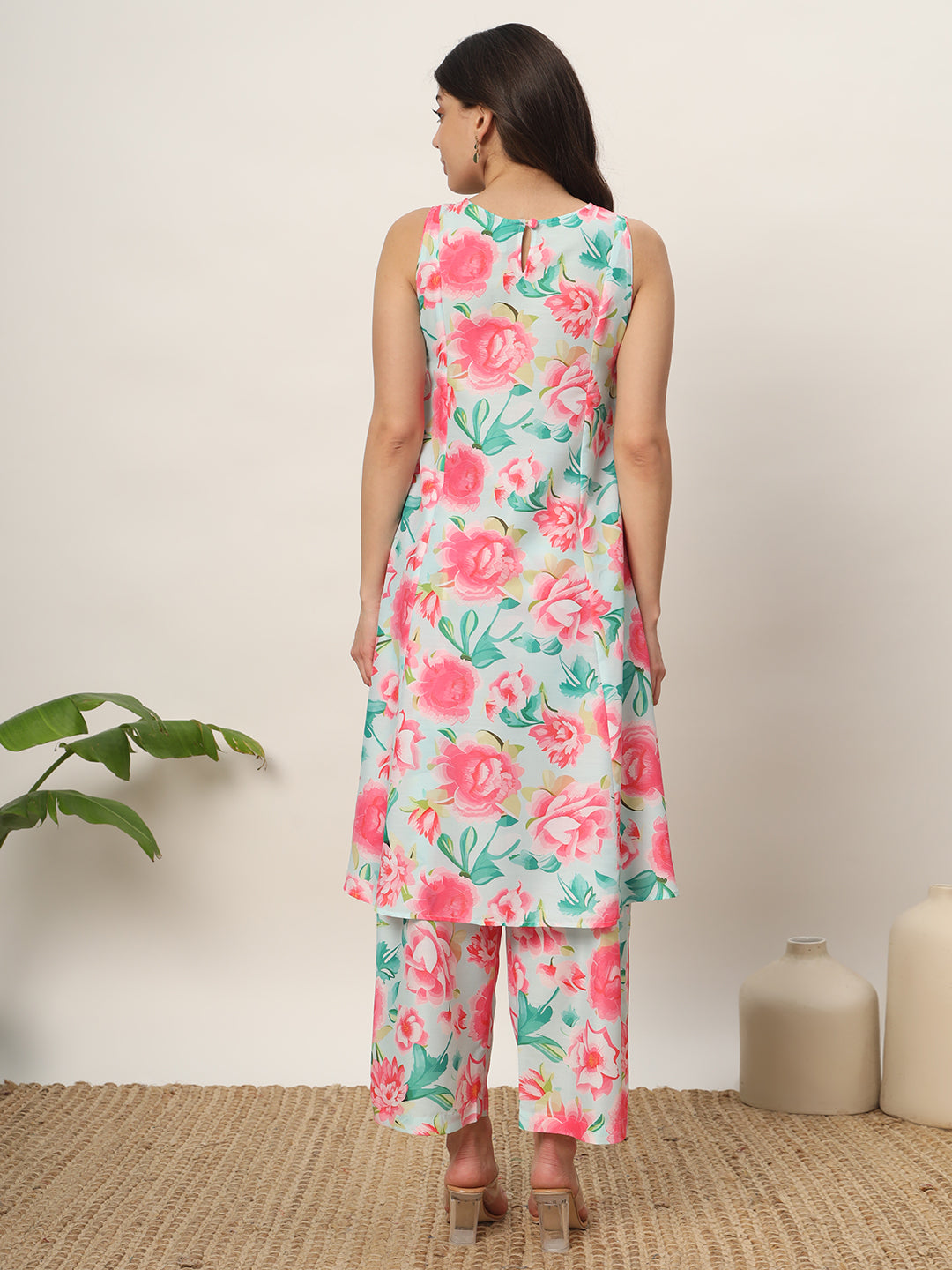 Pink Kurti & Bottom Set | Perfect for Office Wear & Festivals