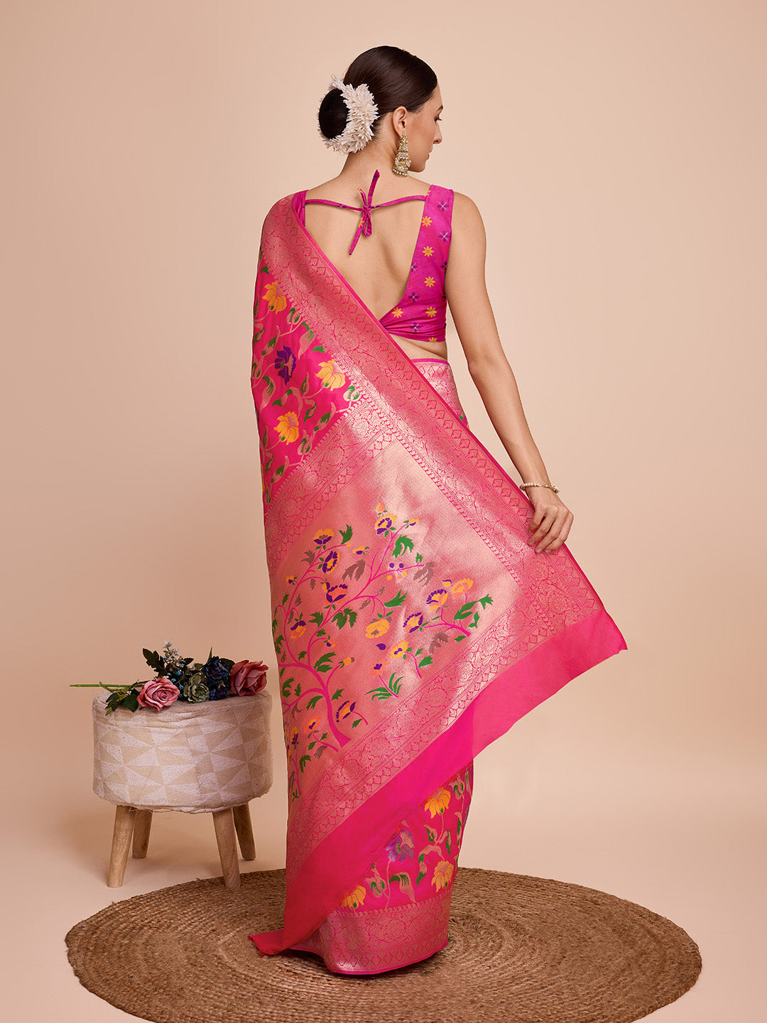 Paithani Silk Saree | Designer Meenakari Weaving for Special Occasions