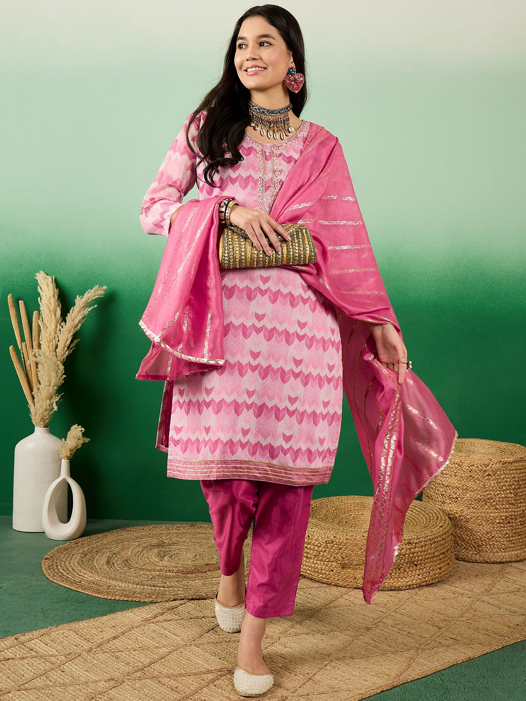 Stunning Modal Silk Salwar Kameez with Embroidery | Ideal Festive Wear