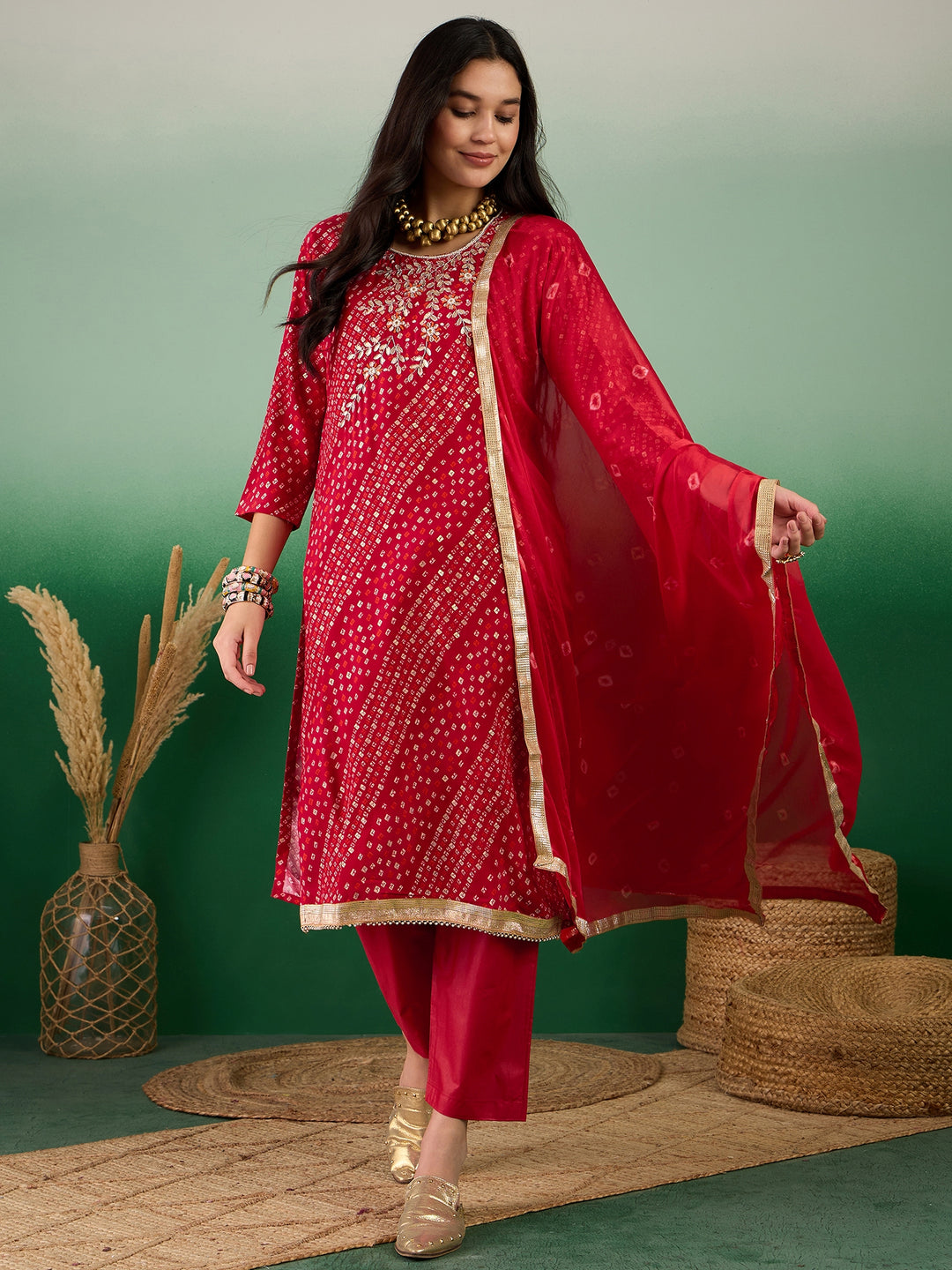 Elegant Maroon Jam Cotton Salwar Kameez with Intricate Embroidery | Perfect Festive Wear