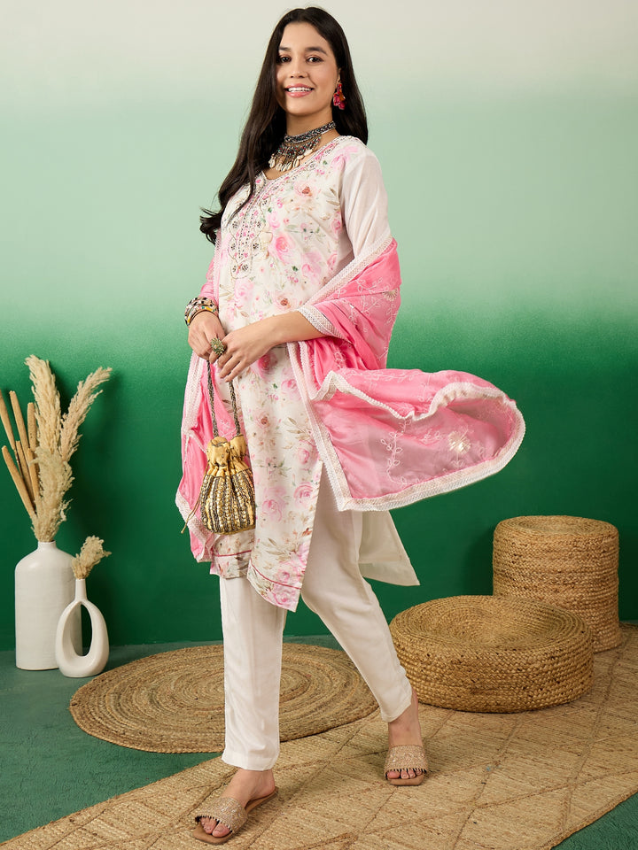 Stunning Modal Silk Salwar Kameez with Embroidery | Ideal Festive Wear