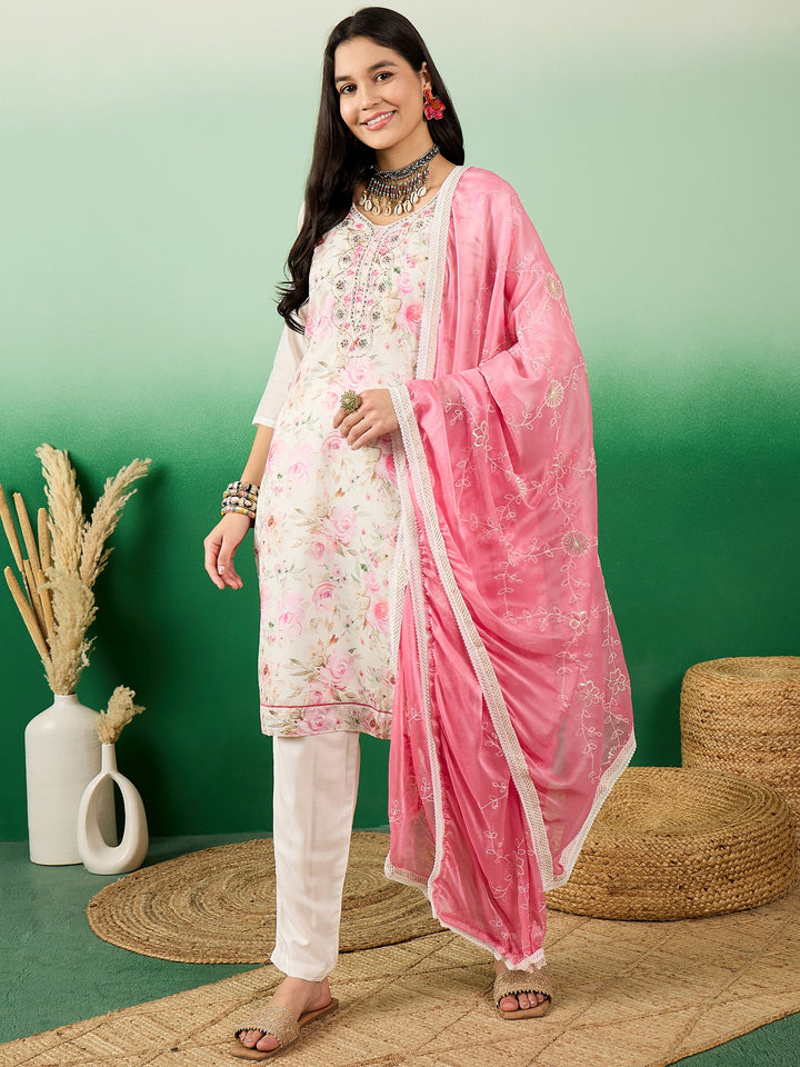 Stunning Modal Silk Salwar Kameez with Embroidery | Ideal Festive Wear