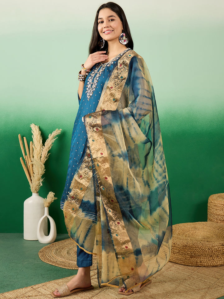 Stunning Modal Silk Salwar Kameez with Embroidery | Ideal Festive Wear