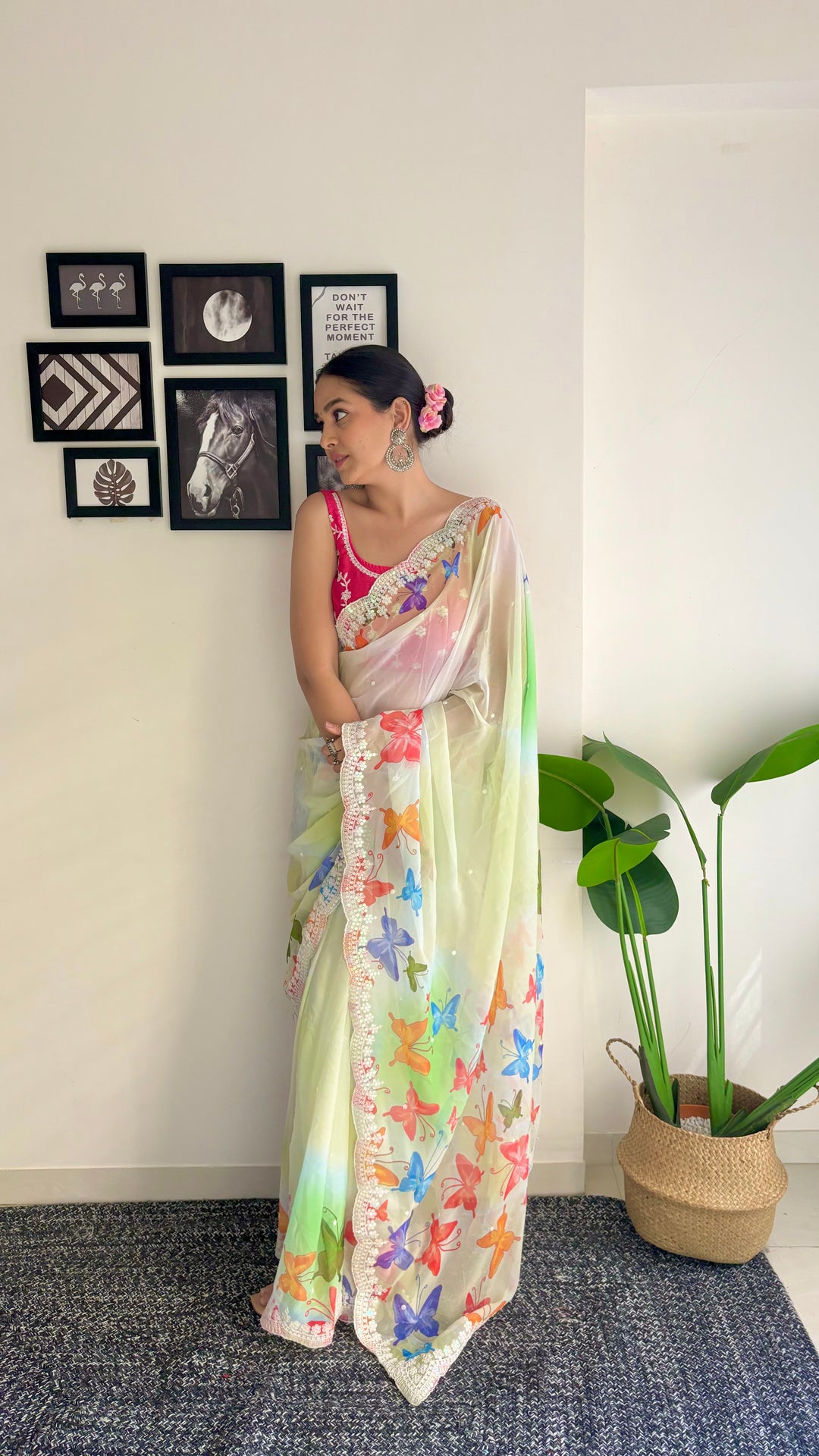 Beautiful Georgette Saree with | An Exclusive Designer Masterpiece