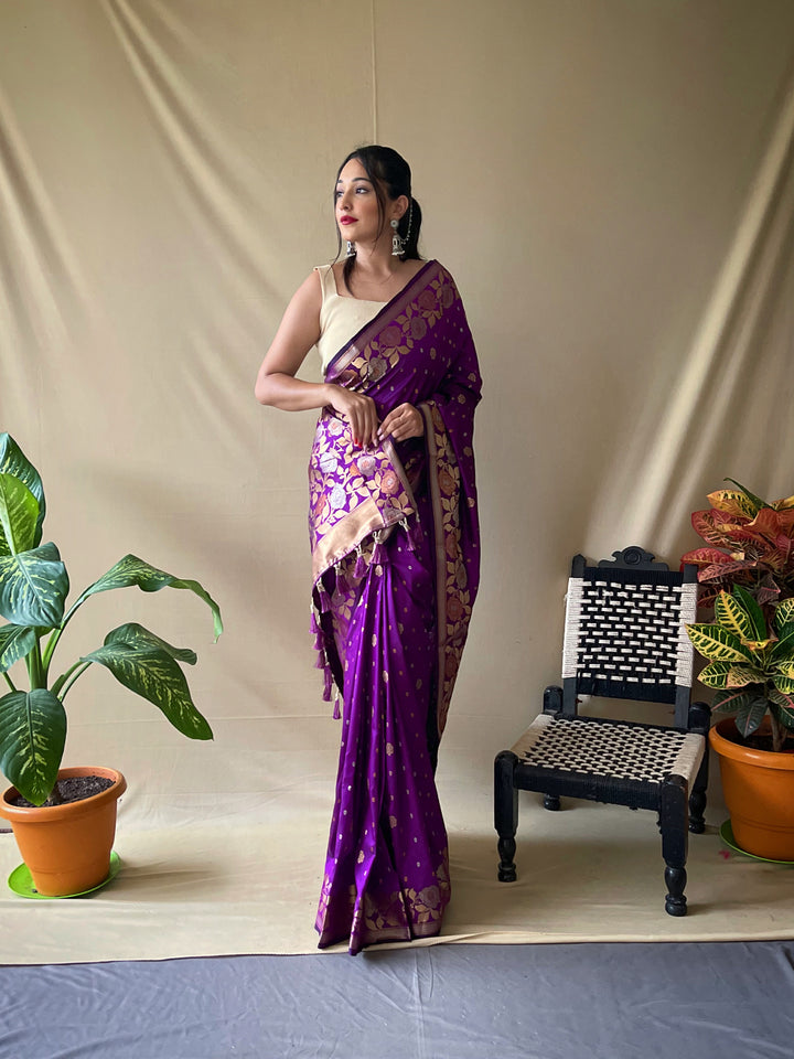 Exquisite Soft Silk Saree with | Elegance Redefined for Weddings