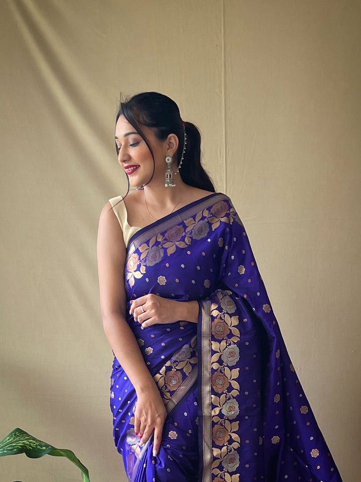 Exquisite Soft Silk Saree with | Elegance Redefined for Weddings