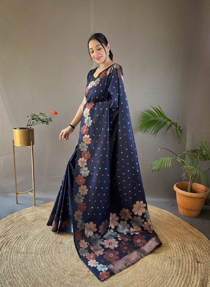 Exquisite Soft Silk Saree with | A Stylish and Sophisticated Choice