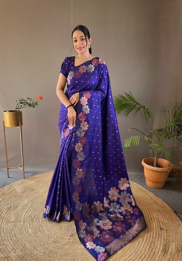 Exquisite Soft Silk Saree with | A Stylish and Sophisticated Choice