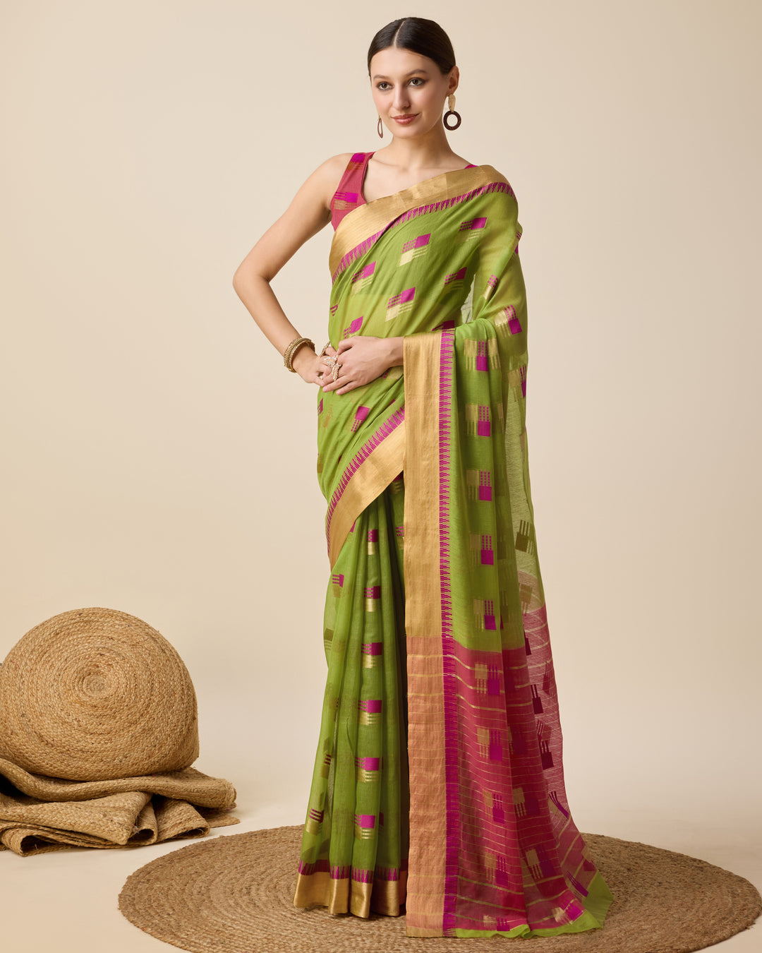 Beautiful Cotton Silk Saree with | Unmatched Beauty for Grand Occasions