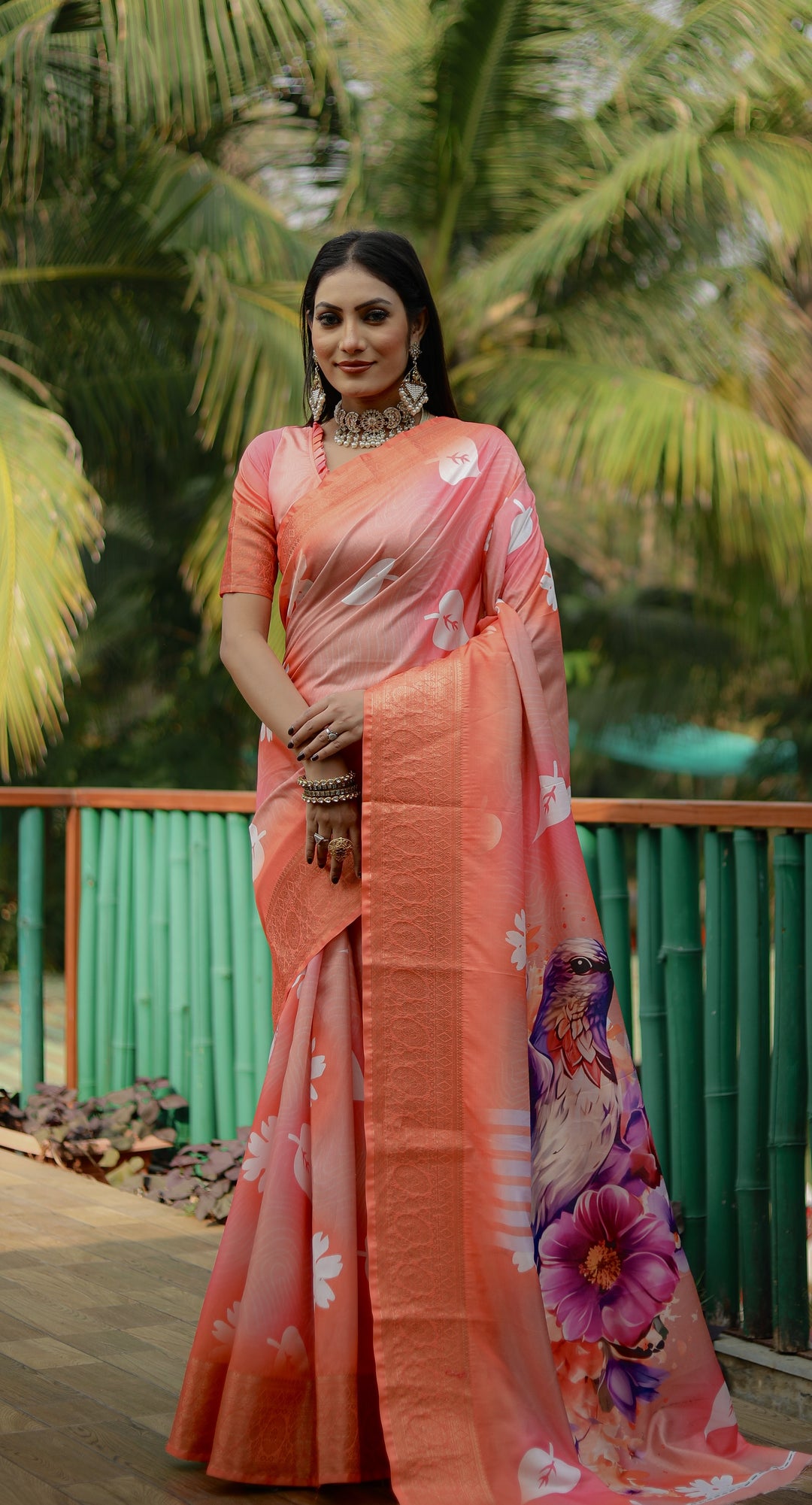 Luxurious Dola Silk Saree | Ideal for Special Events & Traditional Celebrations