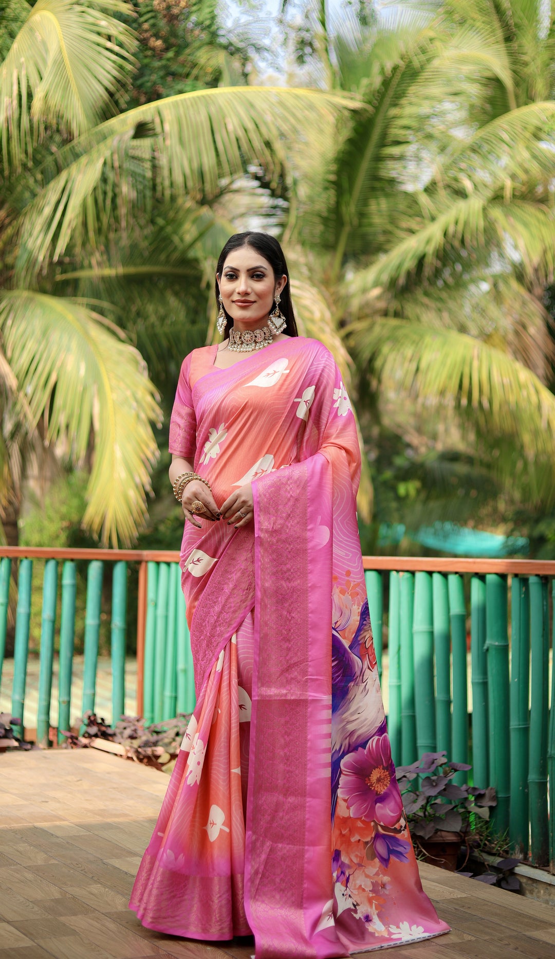 Luxurious Dola Silk Saree | Ideal for Special Events & Traditional Celebrations