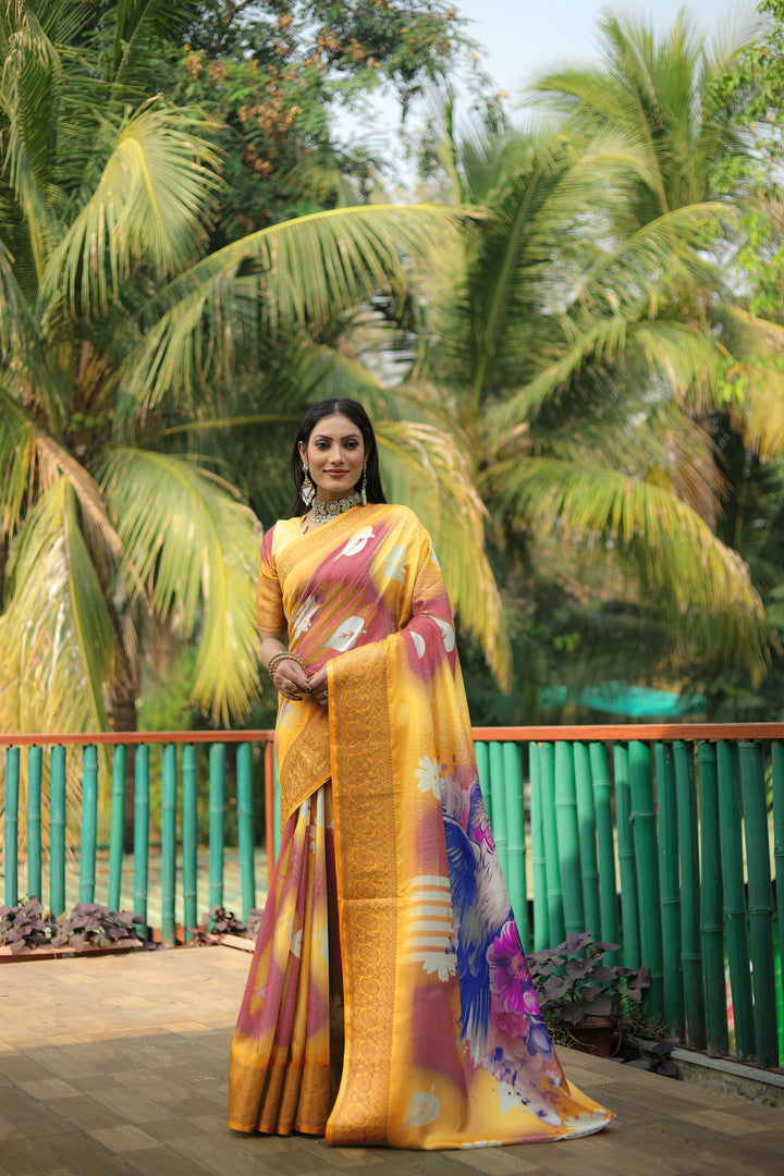 Luxurious Dola Silk Saree | Ideal for Special Events & Traditional Celebrations