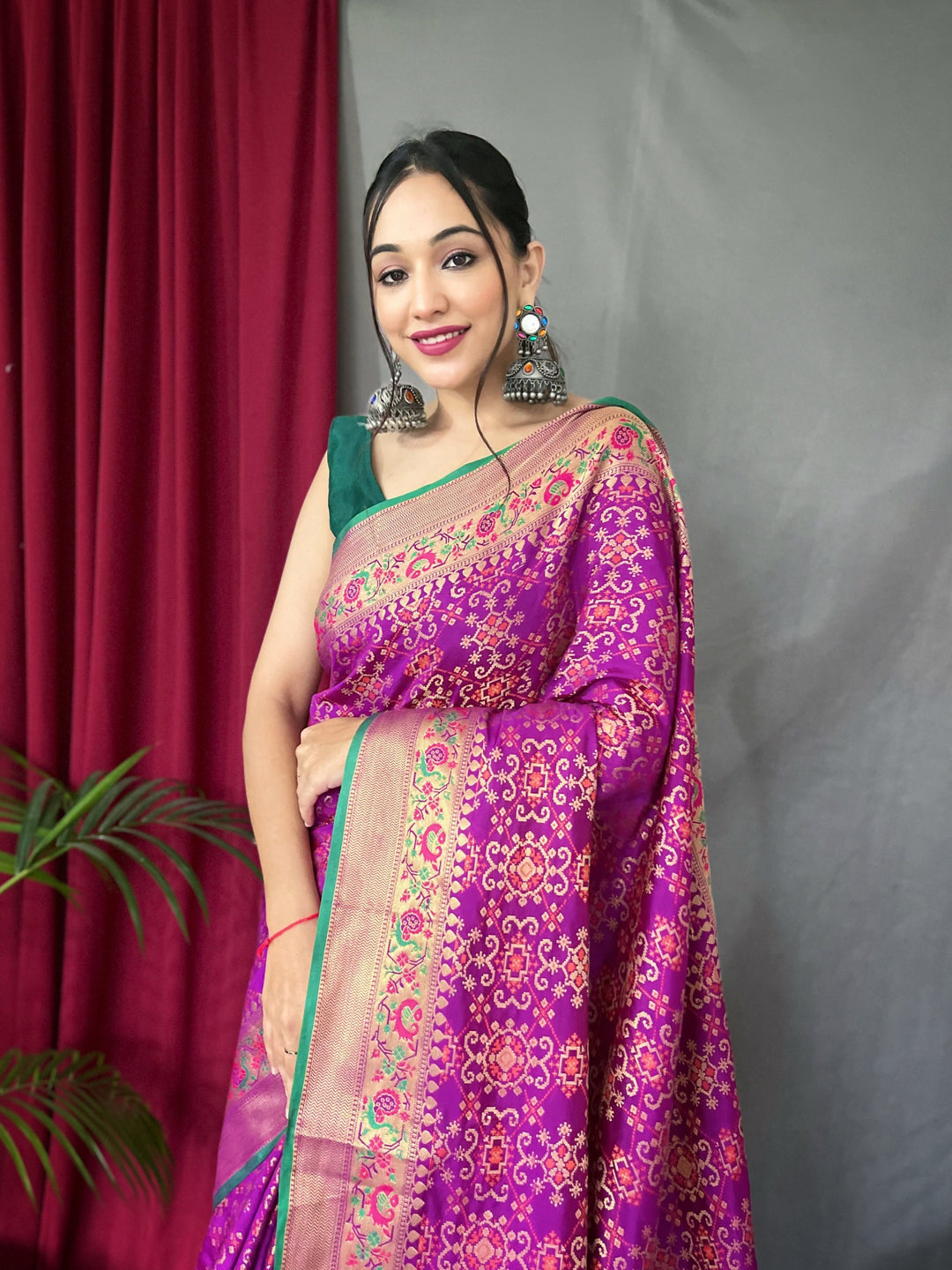 Patola Silk Saree | Designer Jacquard Weaving for Special Events