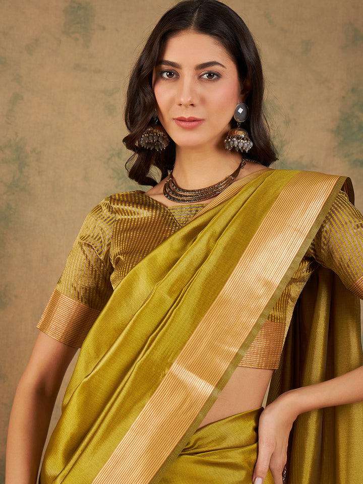 Designer Cotton-Organza Saree | Woven Jari Work for Special Events