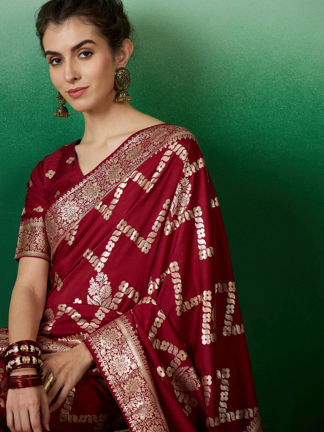 Elegant Designer Saree | Staple Dola Cotton | Perfect for Weddings & Festive Events