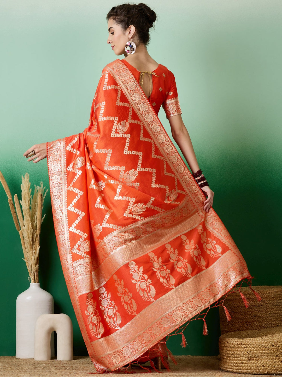 Elegant Designer Saree | Staple Dola Cotton | Perfect for Weddings & Festive Events