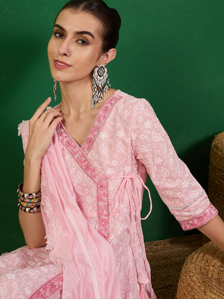 Stunning Cotton Salwar Kameez with Embroidery and Lace Detailing | Perfect Festive Wear