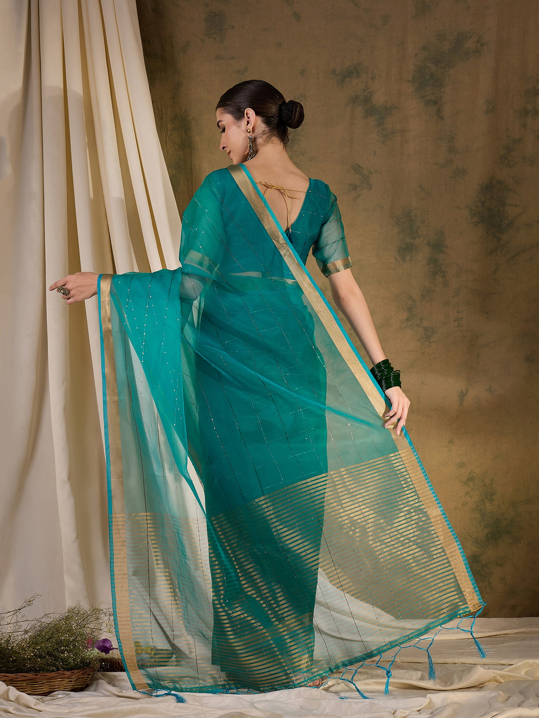 Radiant Organza Silk Saree with | Elegance Redefined for Weddings