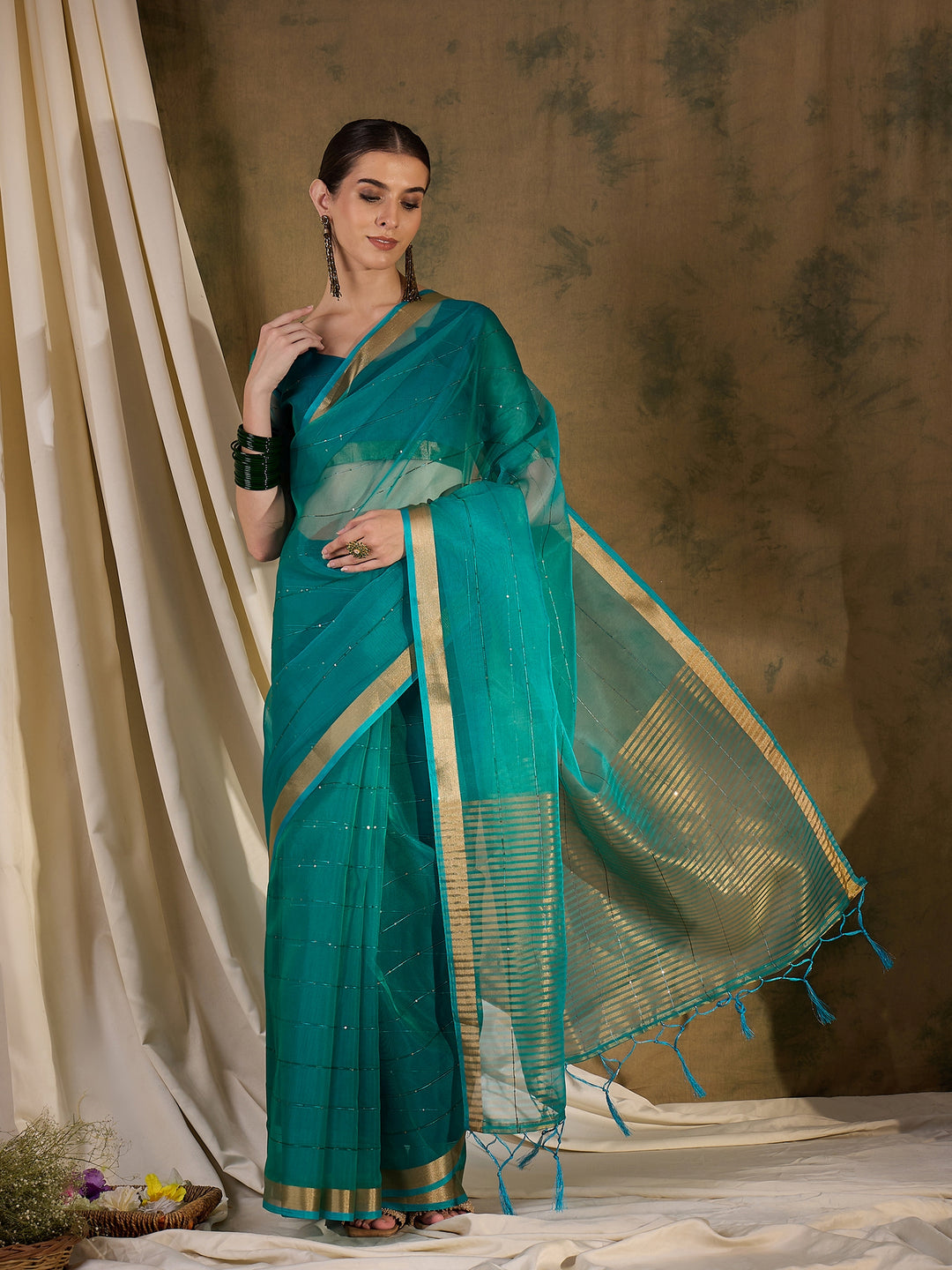 Radiant Organza Silk Saree with | Elegance Redefined for Weddings