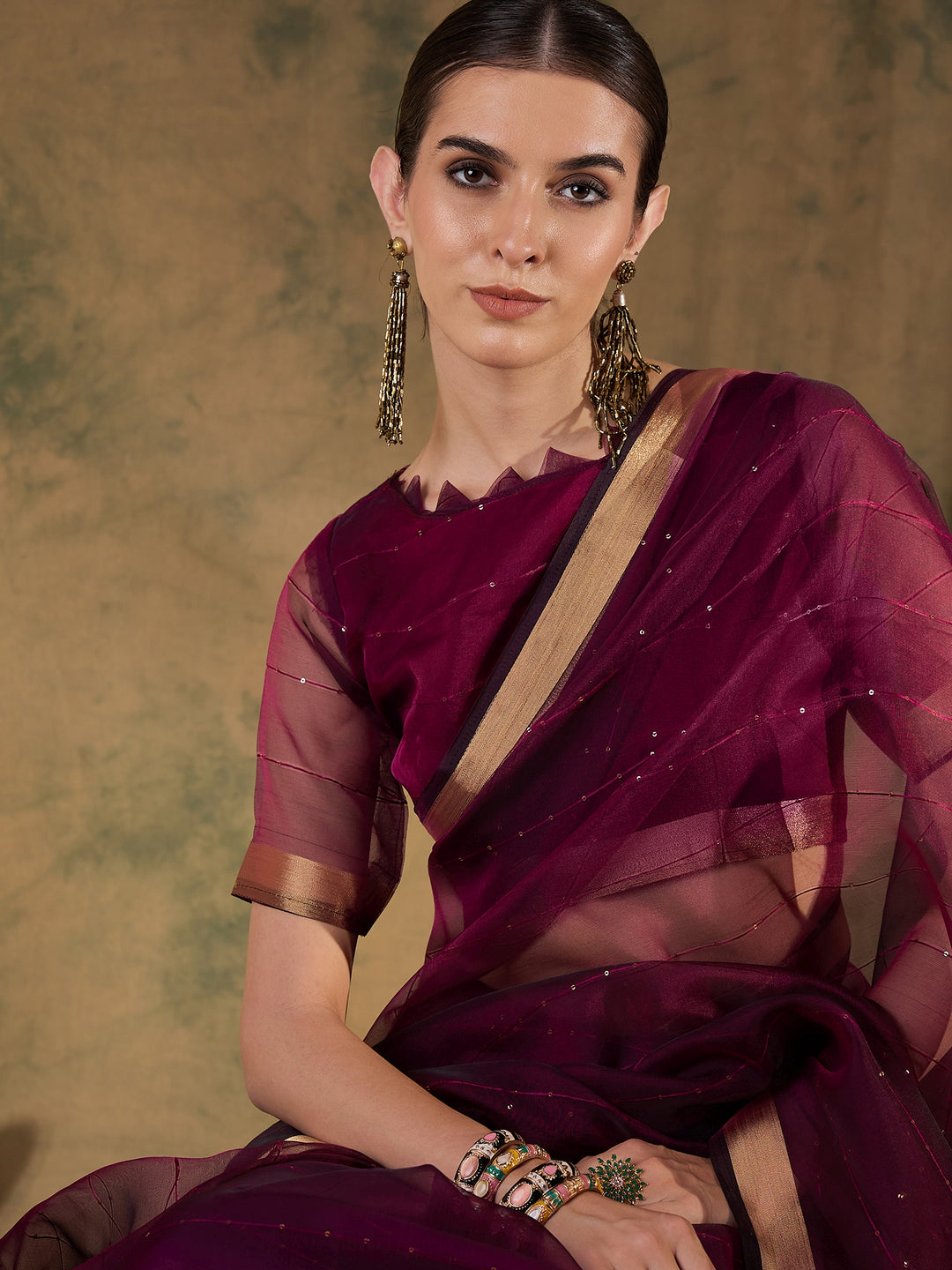 Radiant Organza Silk Saree with | Elegance Redefined for Weddings