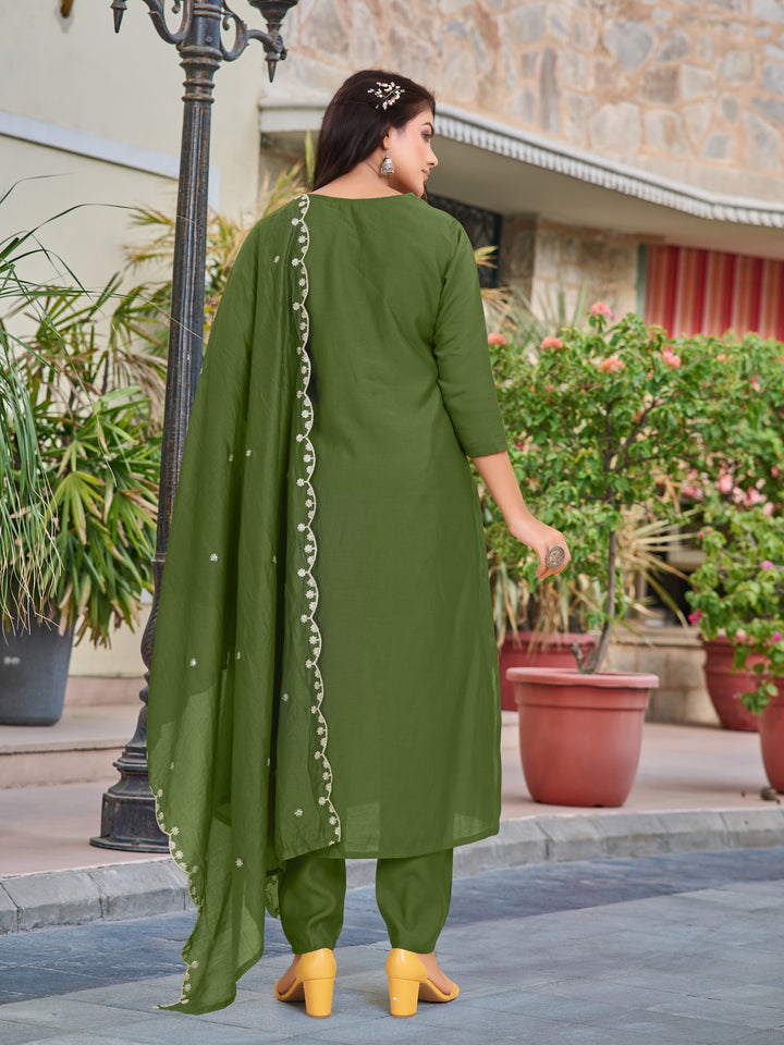 Elegant Chanderi Salwar Kameez for Women | Premium Traditional Wear for Festive Occasions