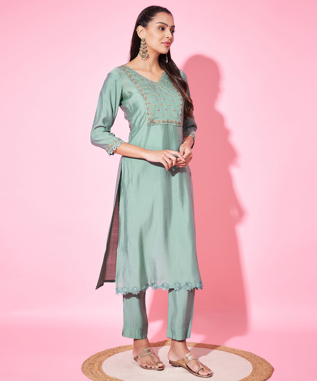 Luxurious Silk Blend Salwar Kameez for Women | Elegant Traditional Wear for Special Occasions