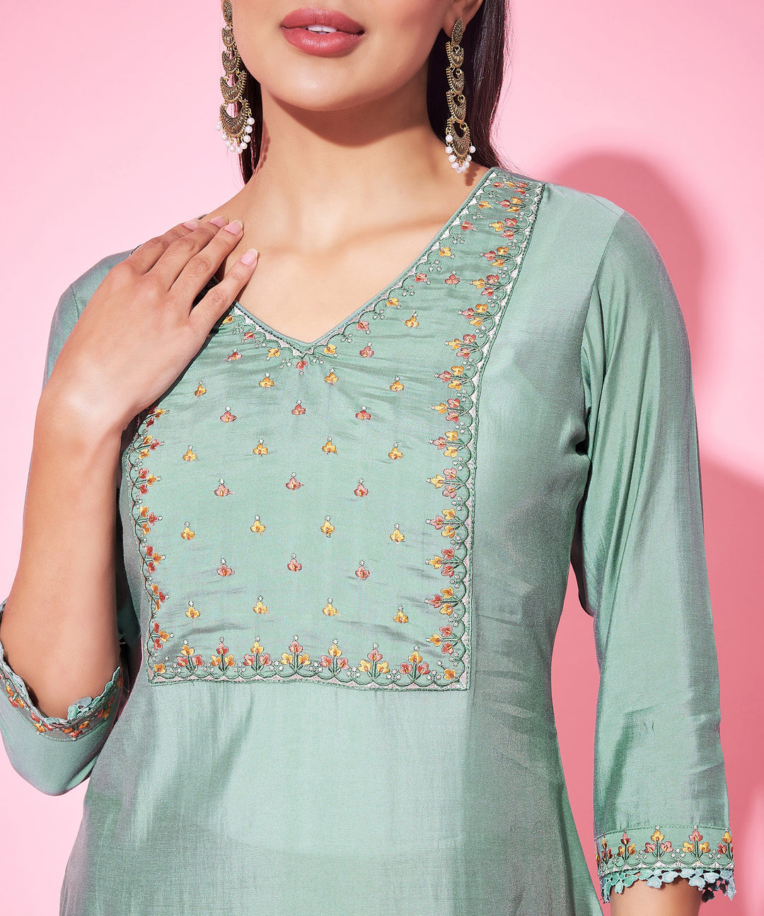 Luxurious Silk Blend Salwar Kameez for Women | Elegant Traditional Wear for Special Occasions