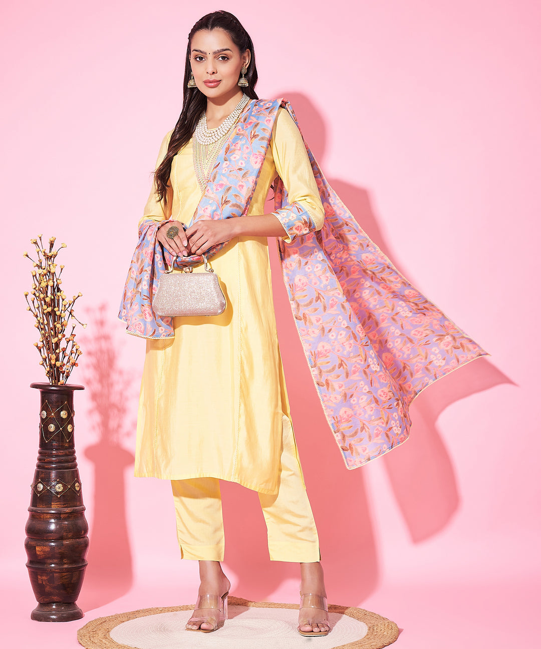 Luxurious Silk Blend Salwar Kameez for Women | Elegant Traditional Wear for Special Occasions