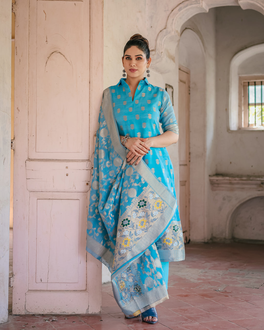 Elegant Chanderi Cotton Salwar Kameez for Women | Traditional and Stylish Comfort Wear