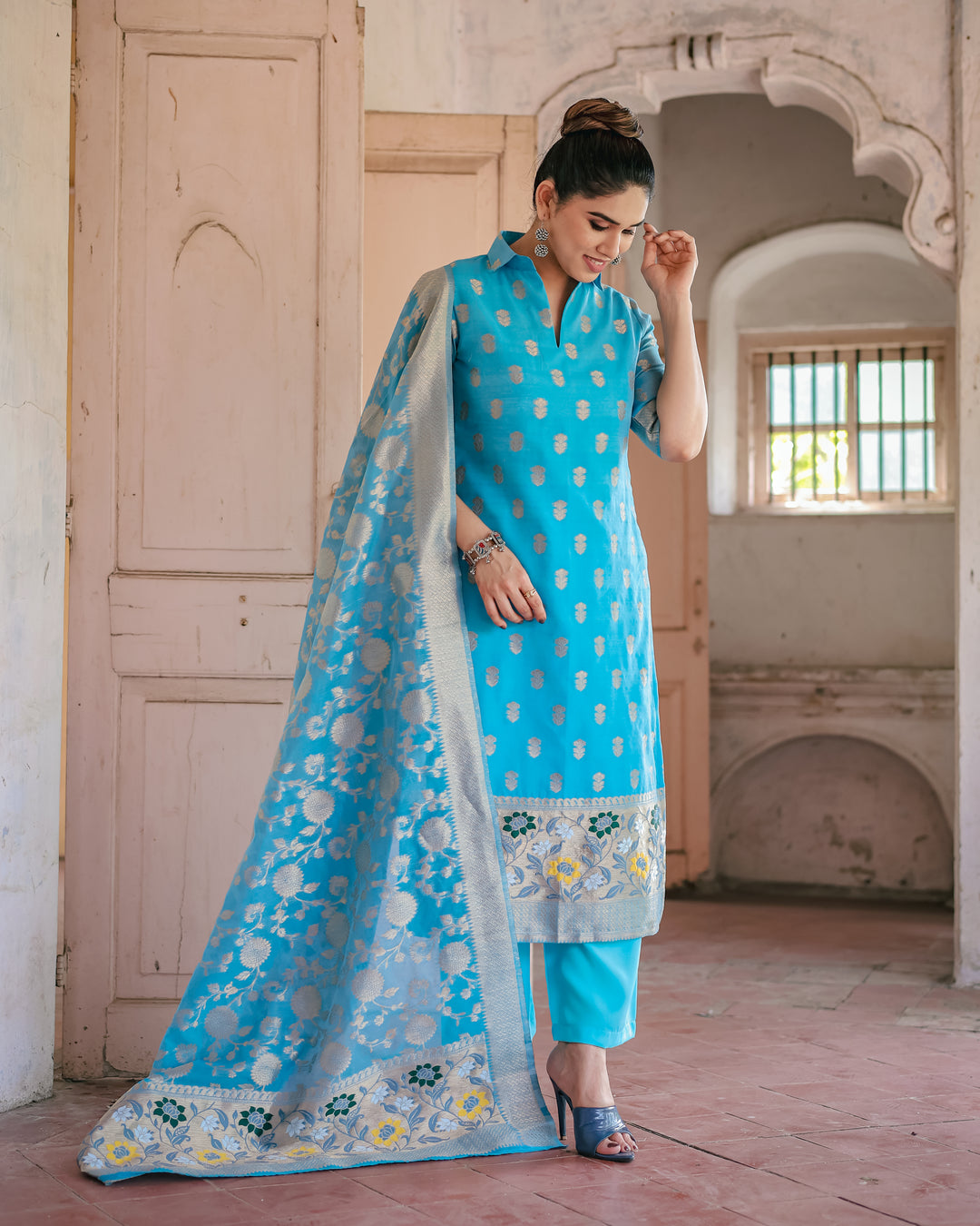 Elegant Chanderi Cotton Salwar Kameez for Women | Traditional and Stylish Comfort Wear