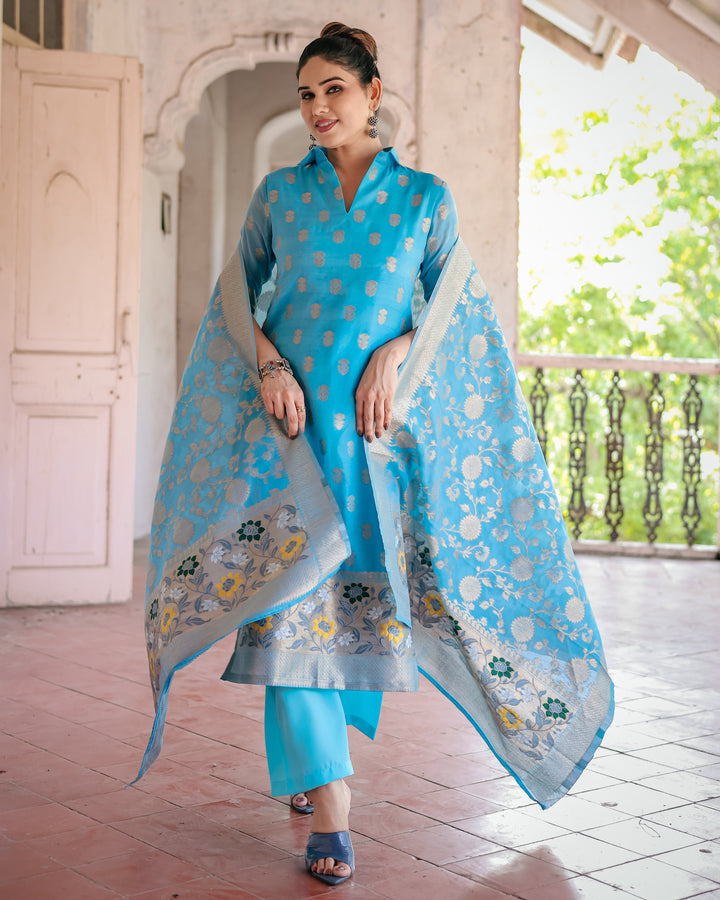 Elegant Chanderi Cotton Salwar Kameez for Women | Traditional and Stylish Comfort Wear