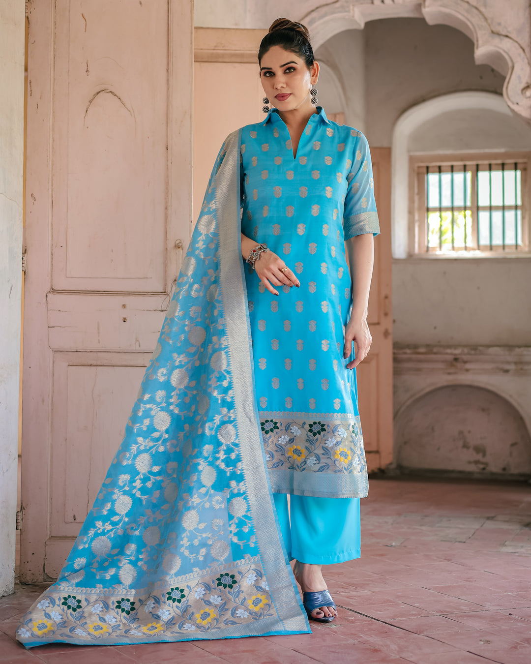 Elegant Chanderi Cotton Salwar Kameez for Women | Traditional and Stylish Comfort Wear